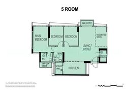 Blk 627B Tampines Greenverge (Tampines), HDB 5 Rooms #608546461